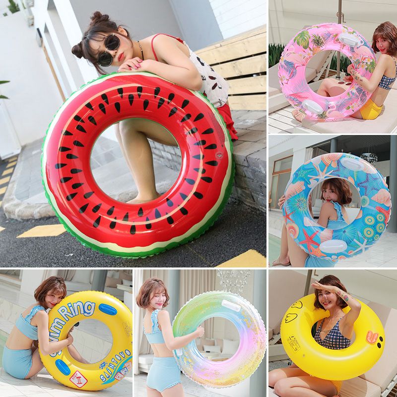 swimming ring adult adult thickened children swim ring 3 6 years old internet celebrity large inflatable life buoy baby wholesale