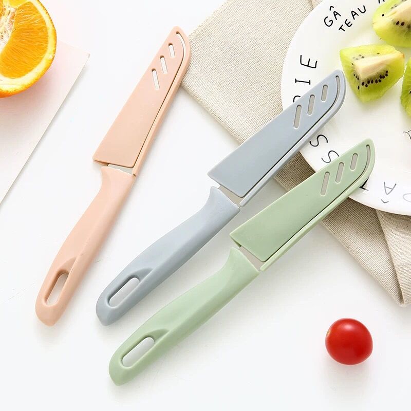 stainless steel fruit knife household multi-functional sharp kitchen vegetable cutter student portable peeler fruit knife artifact