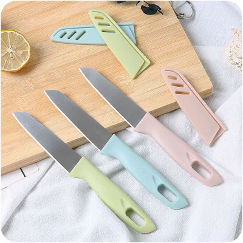 stainless steel fruit knife household multi-functional sharp kitchen vegetable cutter student portable peeler fruit knife artifact