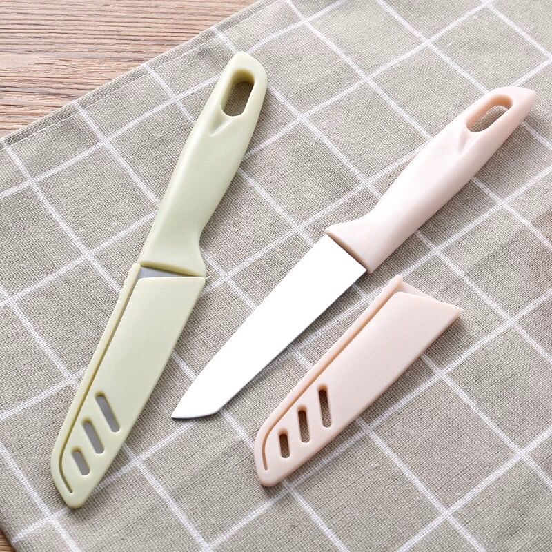 stainless steel fruit knife household multi-functional sharp kitchen vegetable cutter student portable peeler fruit knife artifact