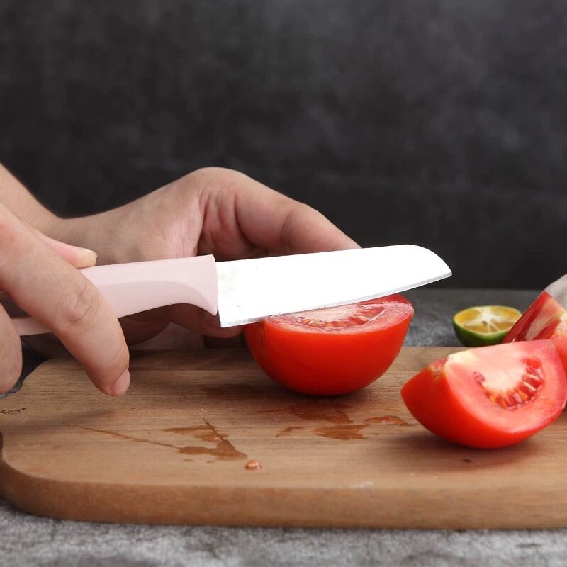 stainless steel fruit knife household multi-functional sharp kitchen vegetable cutter student portable peeler fruit knife artifact