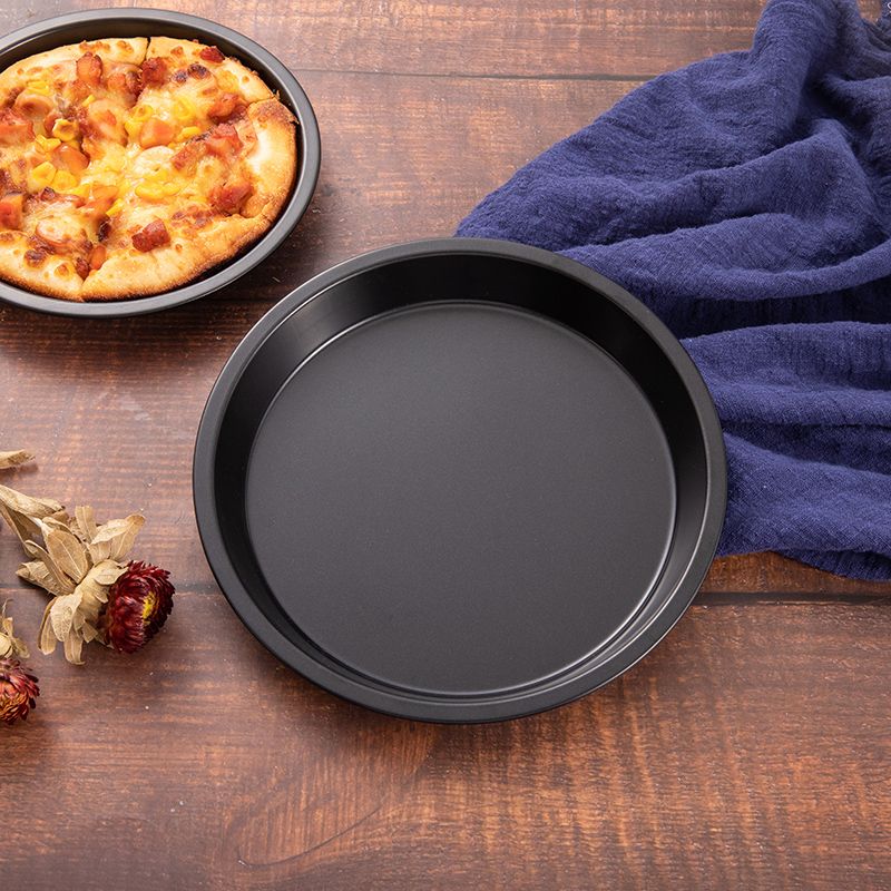 pizza plate household thickened non-stick 6-inch 8-inch 9-inch 10-inch pizza baking tray baking mold suit tool oven