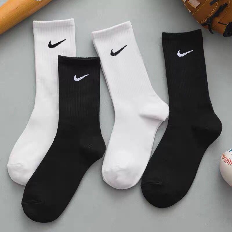 Niki Hook Socks Men's and Women's Breathable Boat Socks Long Mid-Top Tube Socks Sweat-Absorbing Cotton Socks Athletic Socks Basketball Socks