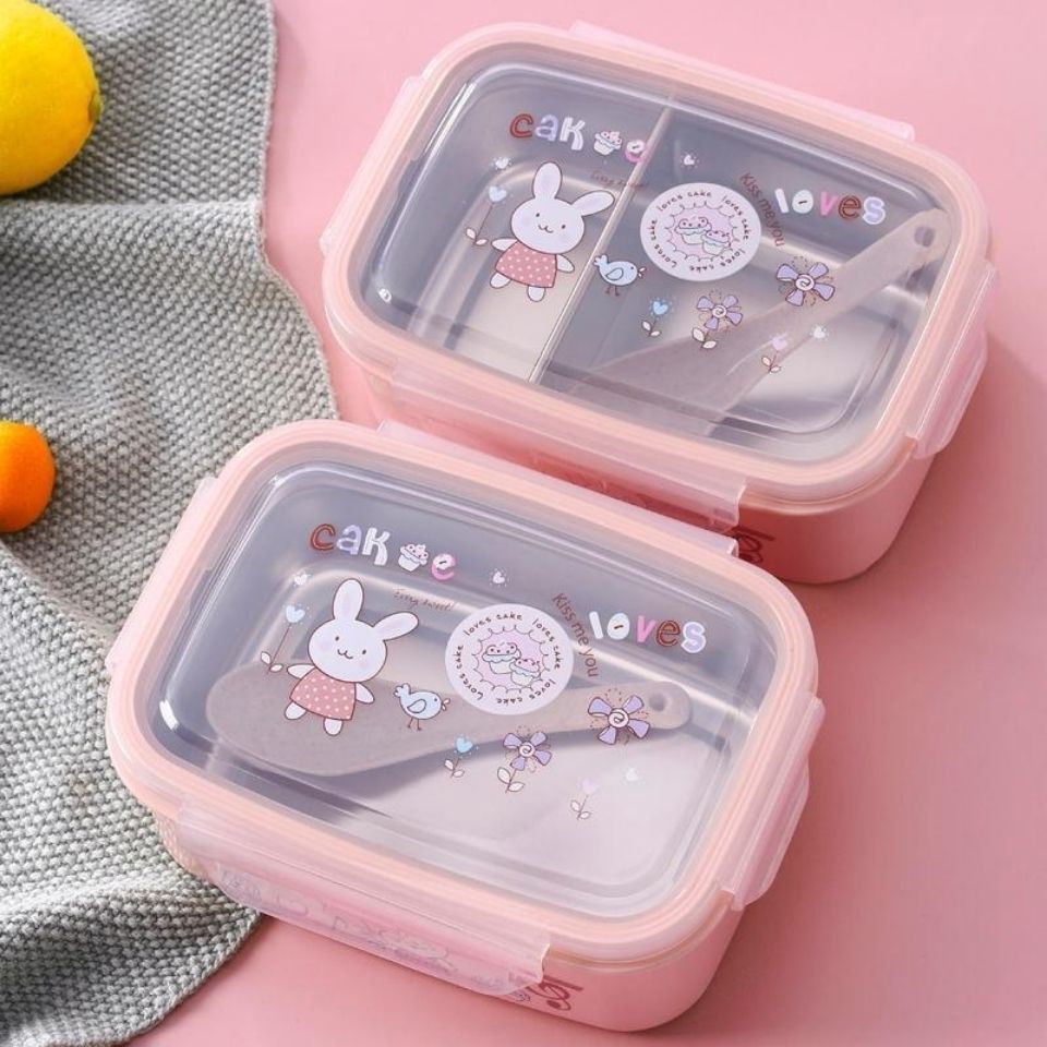 stainless steel lunch box office worker single with lid primary school student food grade bento lunch box heat insulation anti-scald korean portable