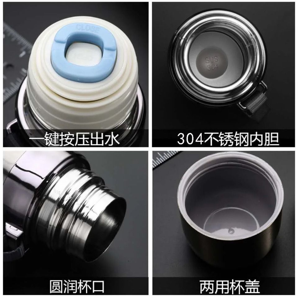 304 Stainless Steel Vacuum Cup Large Capacity Male and Female Students Korean Water Cup Portable Cup Children Outdoor Portable Cup
