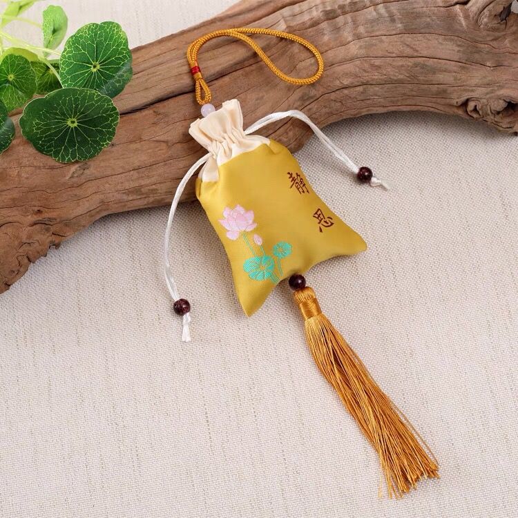 [10 Packs] Dragon Boat Festival Sachet Perfume Bag Empty Bag Gift Bag Chinese Herbal Medicine Shop Embroidery Sachet Antique Lotus Bag