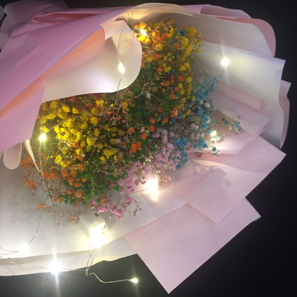 LED Flash Lighting Chain Starry Balloon Decorative String Lights Lighting Chain Veil Flowers Bouquet Cake Gift Box Gift Party