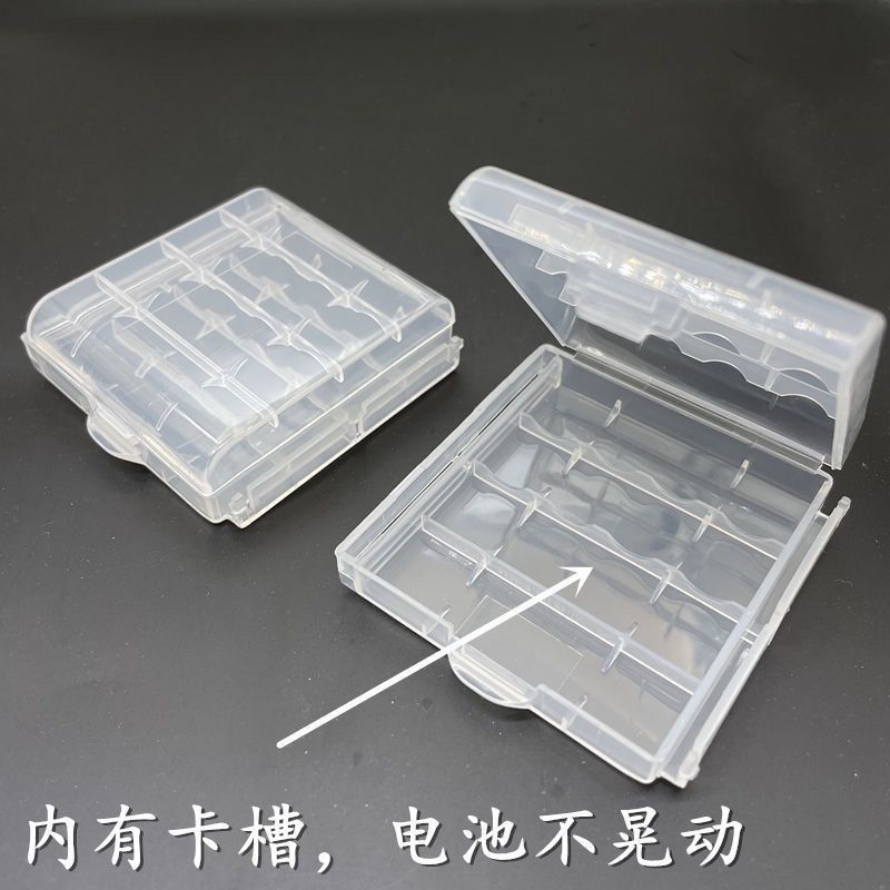 Aa Battery in Prc Storage Box No. 7 Universal No. 5/7 Rechargeable Battery Storage Box Finishing Box Storage Plastic Box