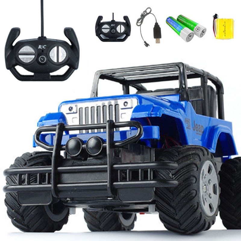 [rechargeable version with lights + drifting] super large remote control off-road rock crawler drop-resistant children‘s boy toy car