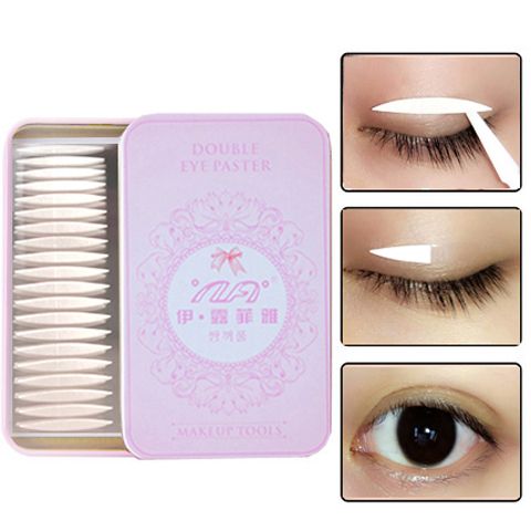 double eyelid stickers invisible single-sided double-sided adhesive olive-shaped breathable waterproof natural non-reflective 200/400/800 stickers