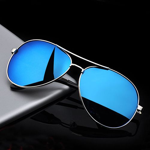 Korean Style Reflective Lenses Trendy Glasses Men's Sunglasses Men's and Women's Aviator Sunglasses Driving Drivers' Sunglasses in Driving Personalized Sunglasses