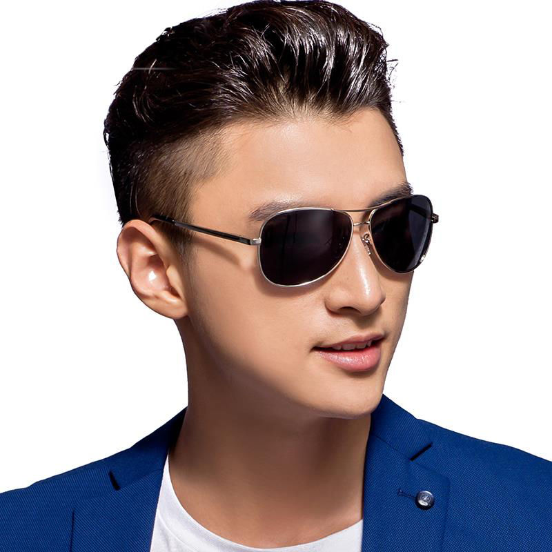 Korean Style Reflective Lenses Trendy Glasses Men's Sunglasses Men's and Women's Aviator Sunglasses Driving Drivers' Sunglasses in Driving Personalized Sunglasses