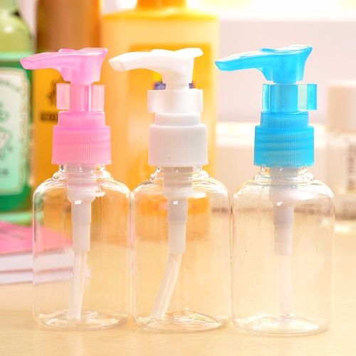 pressing bottle lotion shampoo storage bottle pump bottle duckbilled bottle plastic hydrating small empty bottle spray bottle 50/100ml