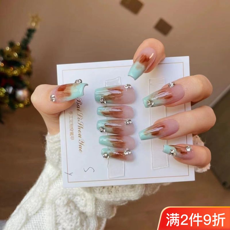 ins style sweet and spicy student pure desire style custom personality handmade wear nail