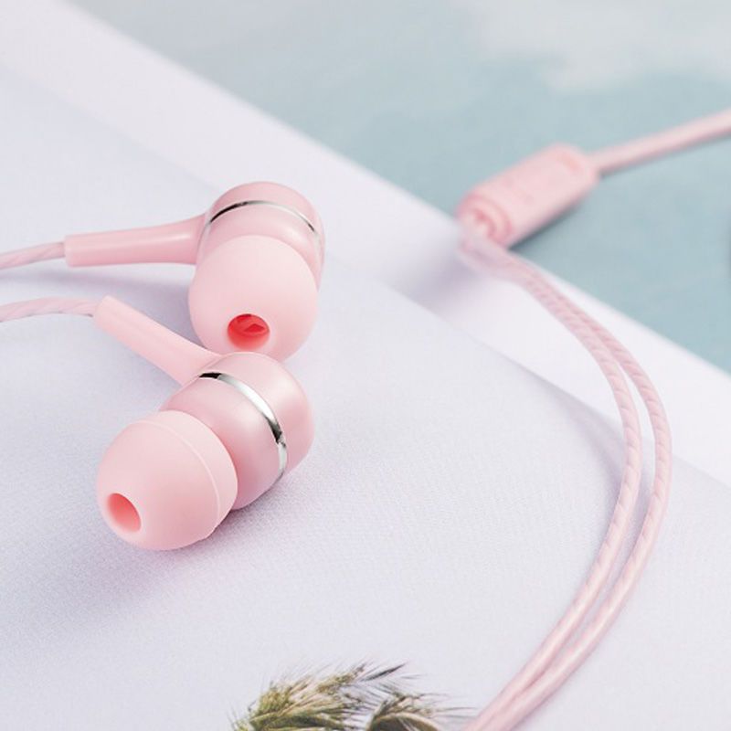 Universal Earphones for Vivo Huawei Apple 6S Xiaomi Oppo with Microphone Karaoke in-Ear Subwoofer Headset Cable