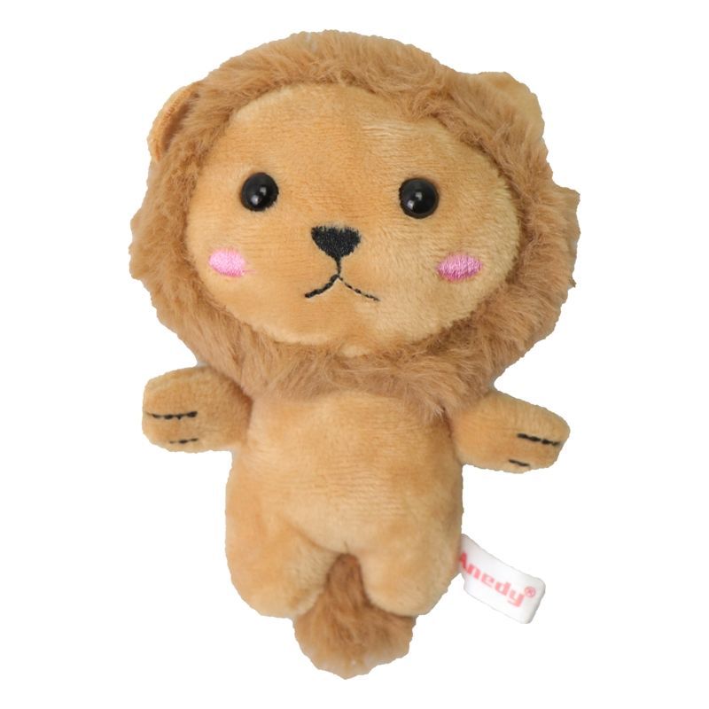 Korean Cute Cartoon Shy Lion Pendant Leo Plush School Bag Bag Ornaments Doll Toy Gift