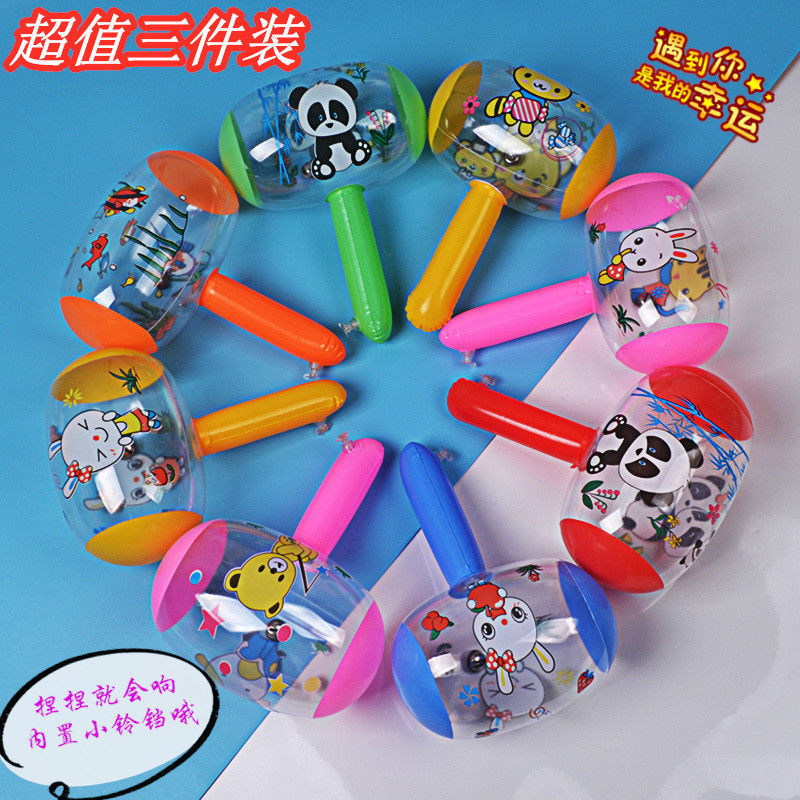 inflatable hammer with bell small size bell hammer baby cute children‘s toys factory direct sales cartoon stall wholesale