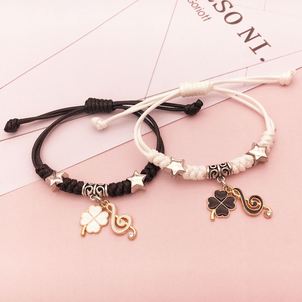 bracelet female student korean style girlfriends bracelet two three four five six ins secret diy simple couple style