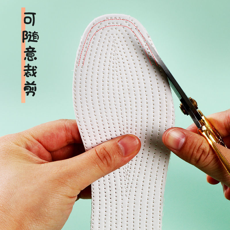 cropped multi-layer cloth cotton insole women‘s moisture wicking spring and autumn men‘s breathable sweat absorbing deodorant washable