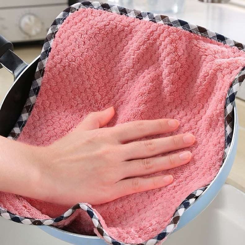 cleaning cloth oil-free non-lint kitchen decontamination absorbent scouring pad table cleaning cleaning bowl cleaning towel thiened hand towel