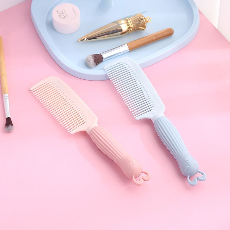 Comb Female Student Korean Anti-Static Ins Girl Children's Home Plastic Hair Curler Trembling Sound Same Mirror Comb