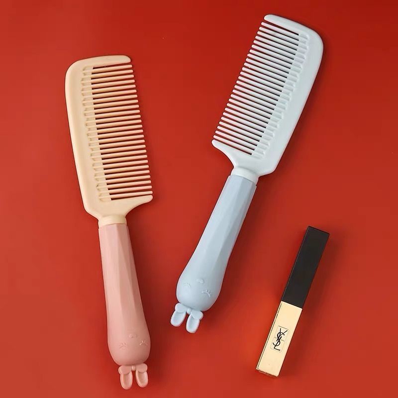 Comb Female Student Korean Anti-Static Ins Girl Children's Home Plastic Hair Curler Trembling Sound Same Mirror Comb