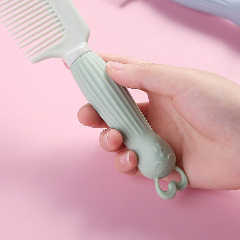 Comb Female Student Korean Anti-Static Ins Girl Children's Home Plastic Hair Curler Trembling Sound Same Mirror Comb