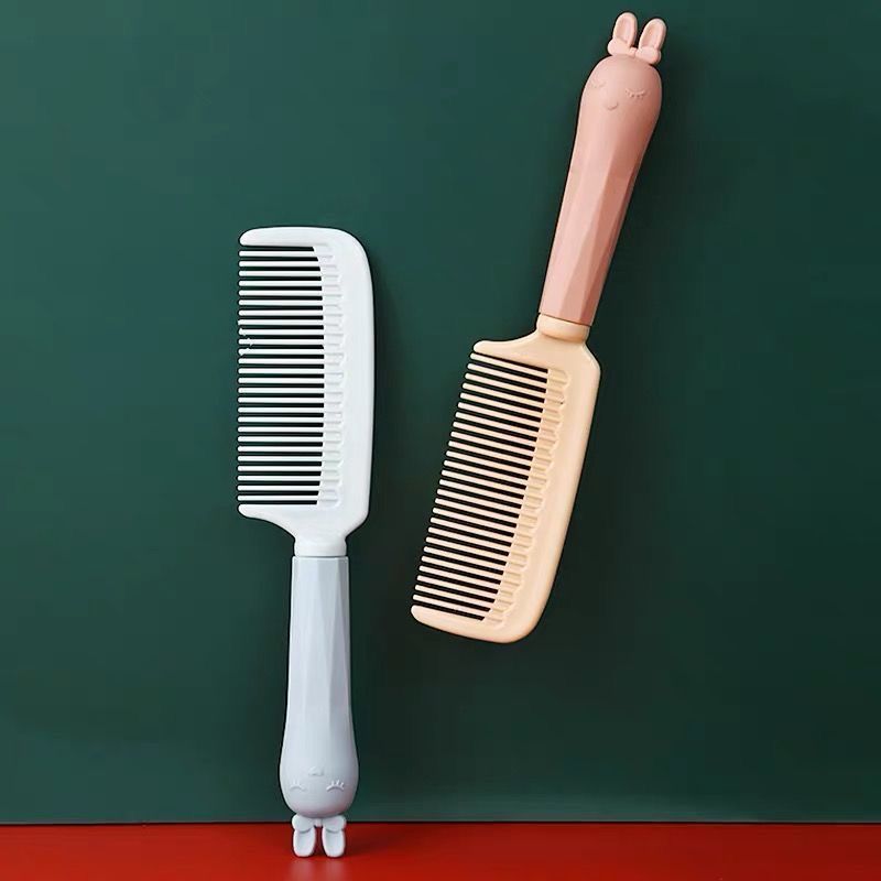 Comb Female Student Korean Anti-Static Ins Girl Children's Home Plastic Hair Curler Trembling Sound Same Mirror Comb