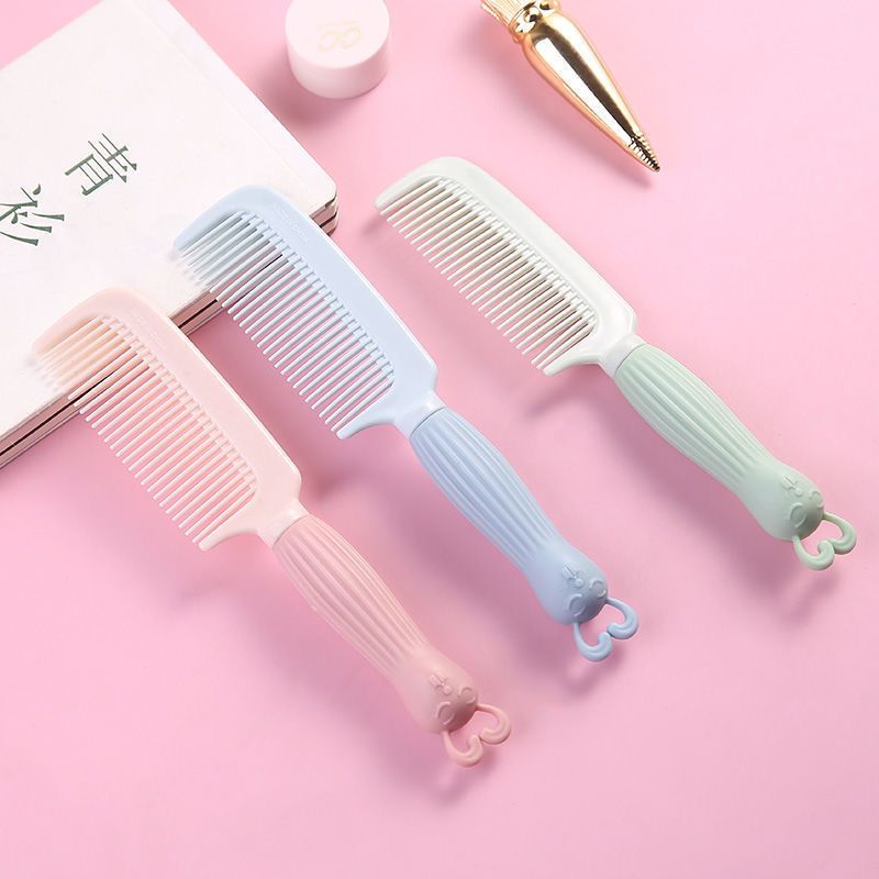 Comb Female Student Korean Anti-Static Ins Girl Children's Home Plastic Hair Curler Trembling Sound Same Mirror Comb