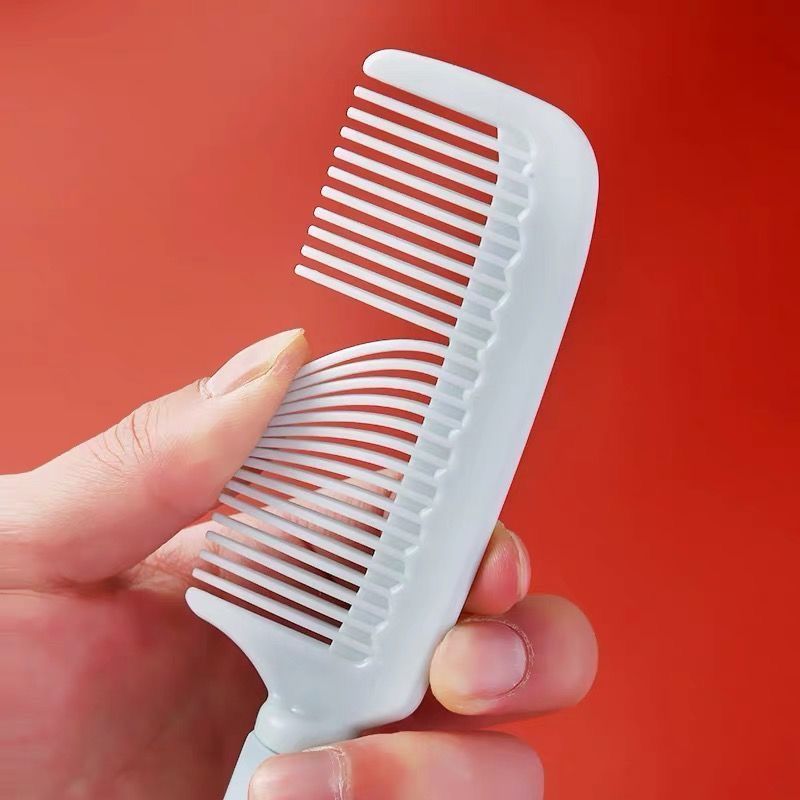 Comb Female Student Korean Anti-Static Ins Girl Children's Home Plastic Hair Curler Trembling Sound Same Mirror Comb