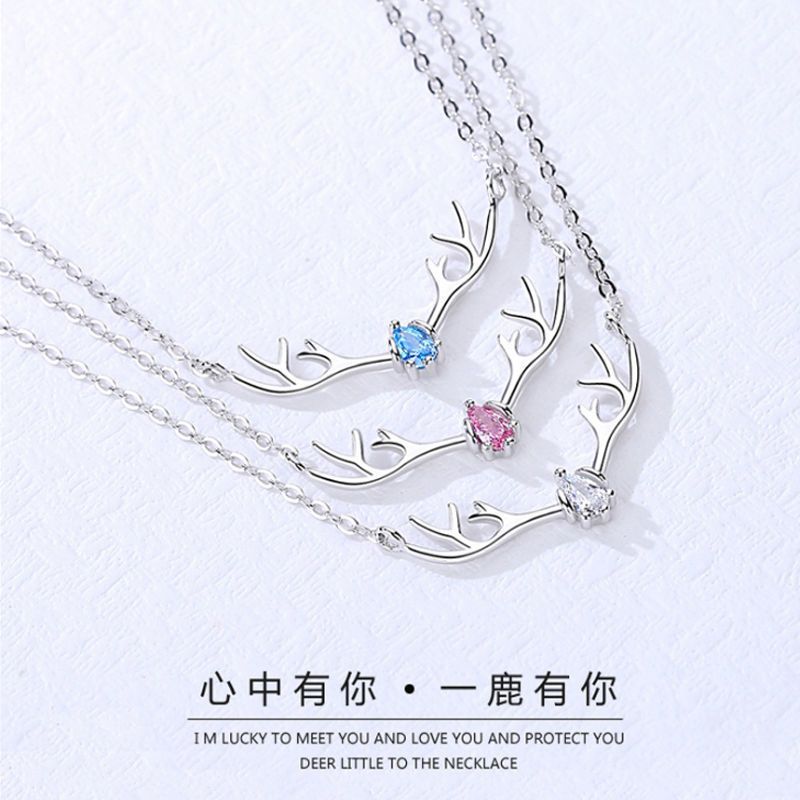 Yi Lu Has Your Projection of 100 Languages I Love You Trending on TikTok Same Style Korean Necklace Female Chinese Valentine's Day Gift