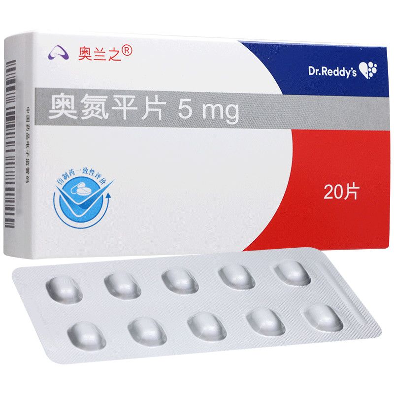 奥兰之奥氮平片5mg20片盒治疗精神分裂症躁狂发作