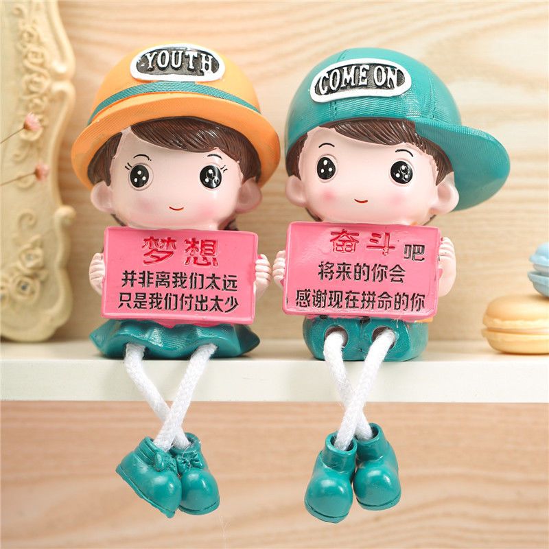 Wedding Home Furnishing Ornament Wedding Room Decoration Creative Cartoon Room Decoration Happy Marriage Gift Hanging Feet Doll