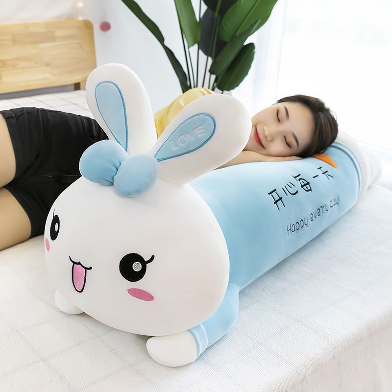 plush toy cute lying rabbit soft long sleeping pillow children doll doll birthday gift for girls
