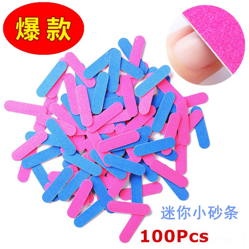 manicure implement mini sand bar nail file sanding bar polishing stick small rub double-sided manicure for travel