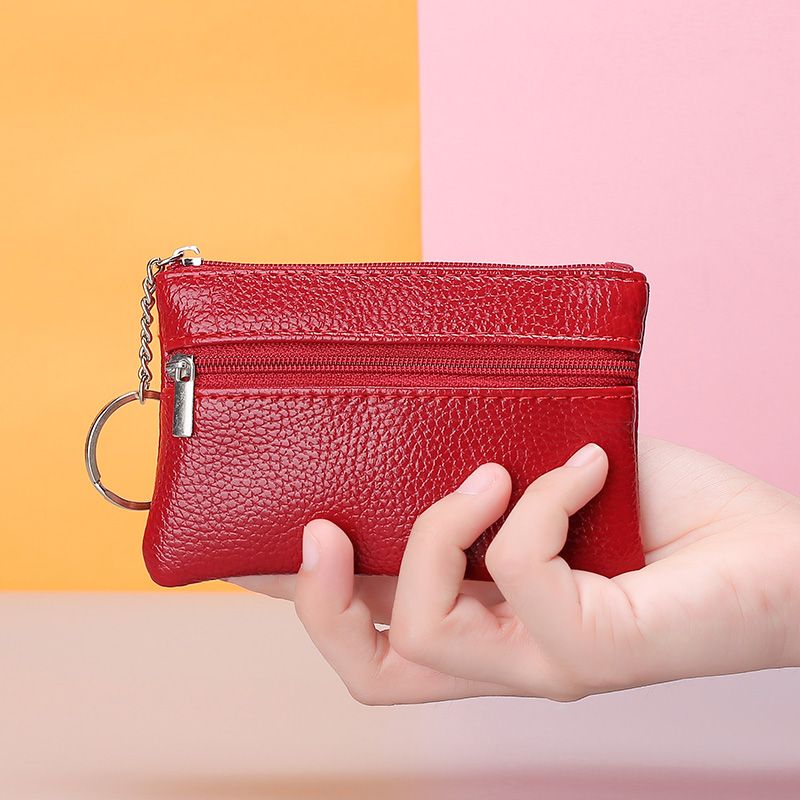 new wallet mini fashion coin purse women‘s ultra-thin short small handbag women‘s key case card holder coin bag fashion