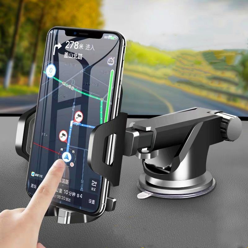 360-degree rotating automobile phone holder car phone holder navigation bracket air outlet phone holder