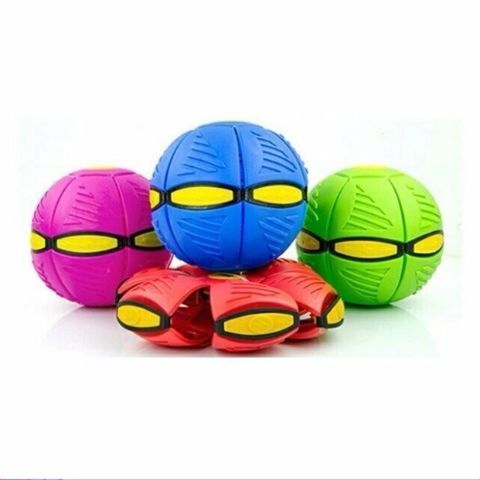 Children's Toy Stepping Ball Tiktok Magic Ball Pedal Flat Ball Elastic Ball Deformation Ball Flying Saucer Ball Toy