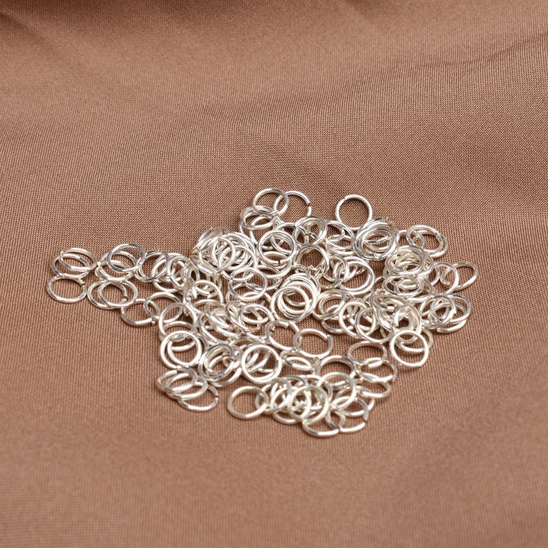 S925 Sterling Silver Broken Ring Bracelet Link Ring DIY Handcraft Jewelry Material Accessories Split Ring Open End Ring