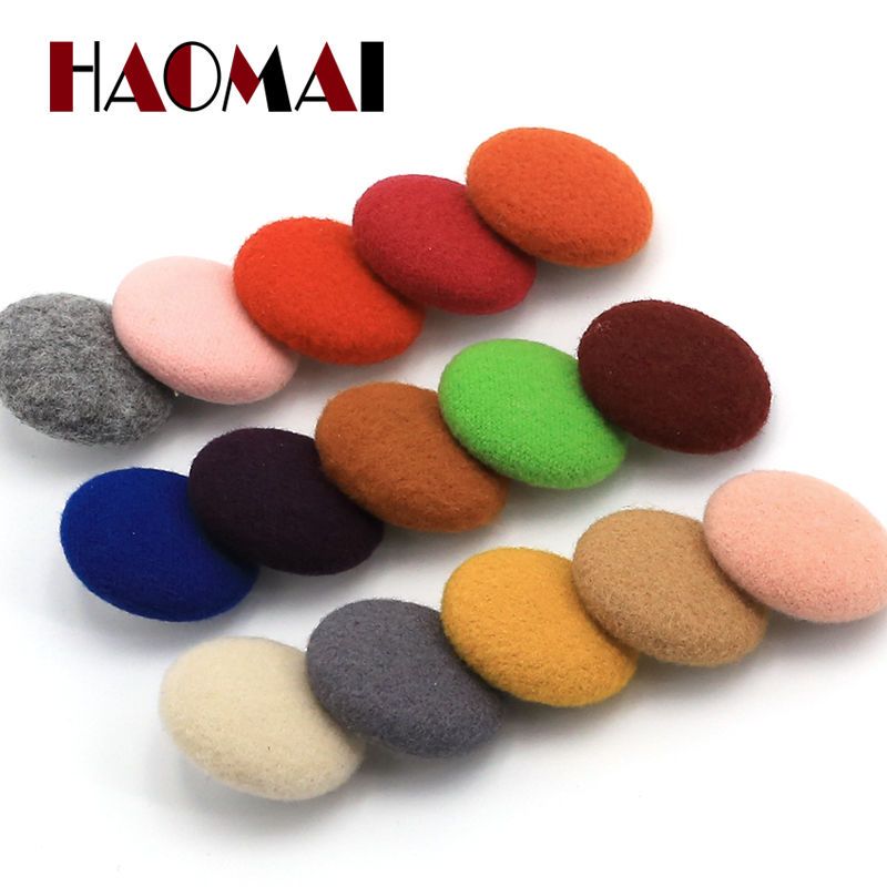 high-grade cashmere cloth wrapper button women‘s cashmere coat button sweater coat clothes decorative color bag buckle cloth buckle