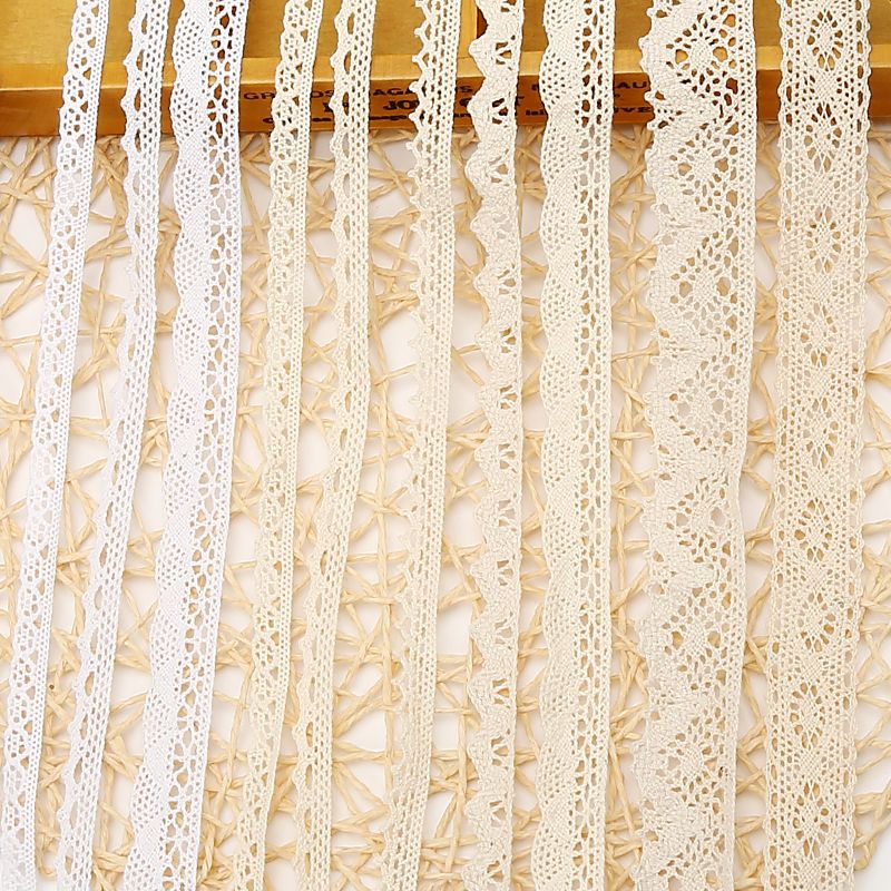 factory direct 100% cotton thread lace handmade diy accessories lace sofa curtain lace material