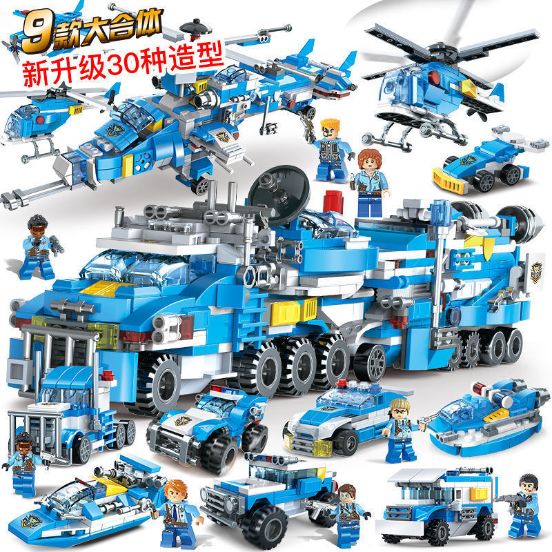 Compatible with Lego Building Blocks Ninjago Assembled Panther King of Land War Armored Car Toy 6-Year-Old Gift