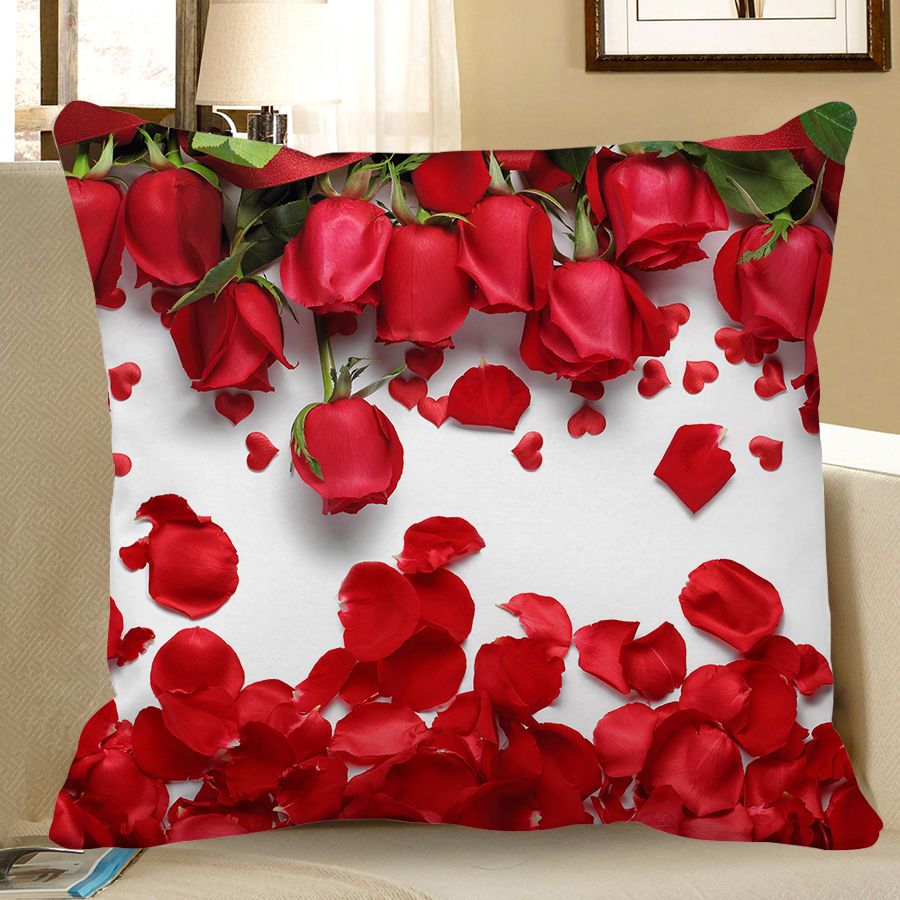 wedding celebration living room sofa cushion flower cushion bedside car lumber pad sofa living room cushions