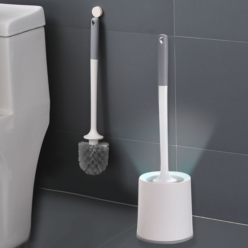 high quality dead-zone free toilet brush household toilet cleaning brush student dormitory long handle soft fur toilet brush