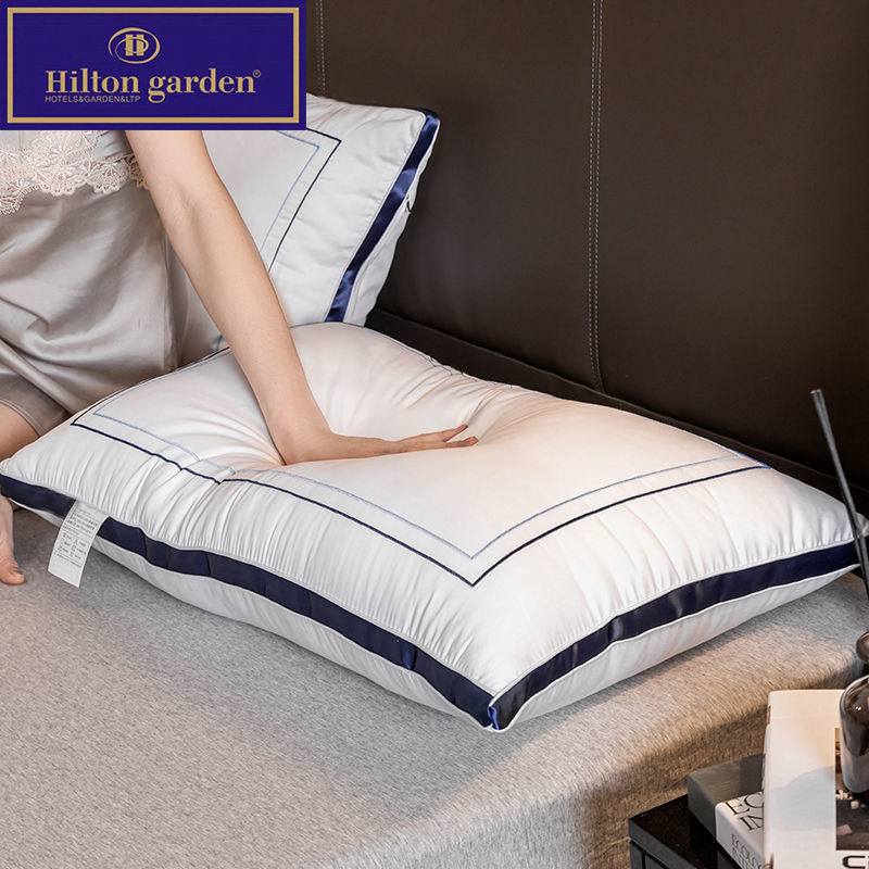 hilton pillow pillow core one-pair package neck protection pillow inner hotel pillow adult cervical pillow pillow dormitory pillow