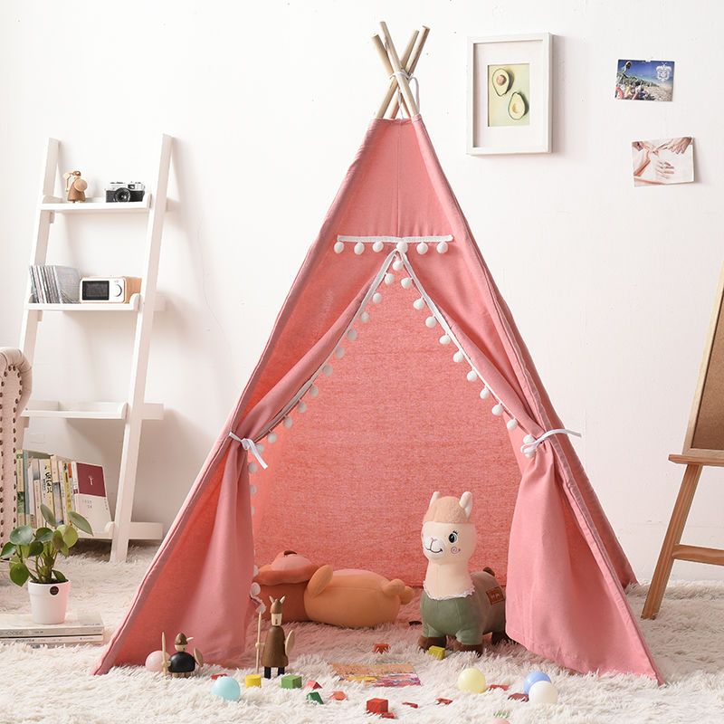 Picnic Decoration Triangle Tent Princess Room Tent Boys and Girls Play House Indoor Tent Tent Children Indoor