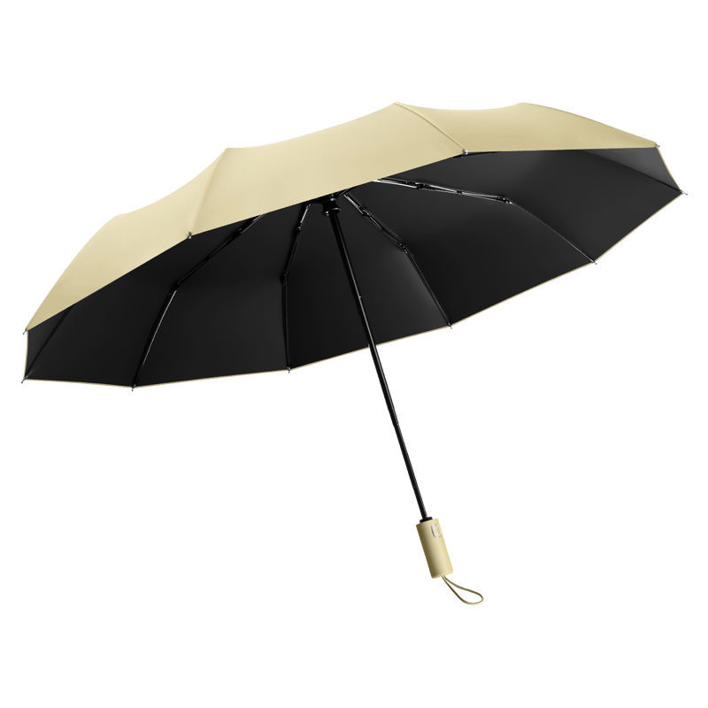 German Quality Automatic Folding Umbrella Men's and Women's Rain Or Shine Dual-Use Umbrella Oversized Sun-Proof Sun Umbrella Thickened
