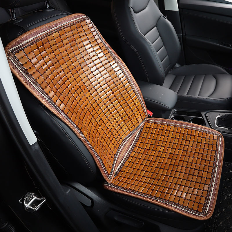 summer car seat cushion bamboo piece cool pad summer mahjong summer mat small car five-seat bamboo three-piece set rear row universal