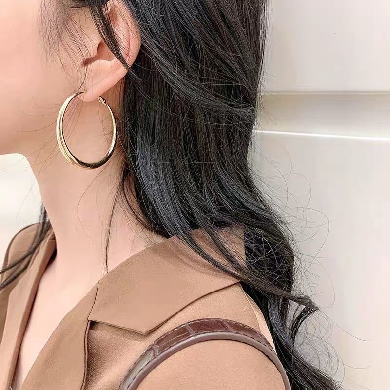 big circle earrings ear studs 2022 new trendy female south korea graceful online influencer ins earrings earrings 92