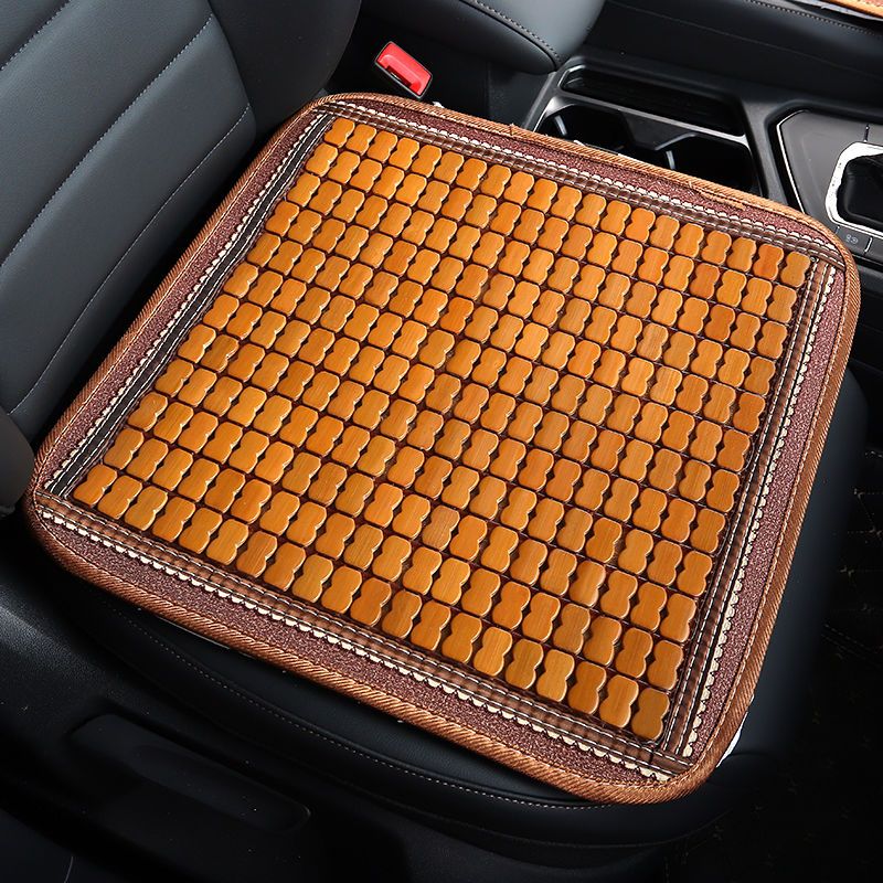 summer car seat cushion bamboo piece cool pad summer mahjong summer mat small car five-seat bamboo three-piece set rear row universal